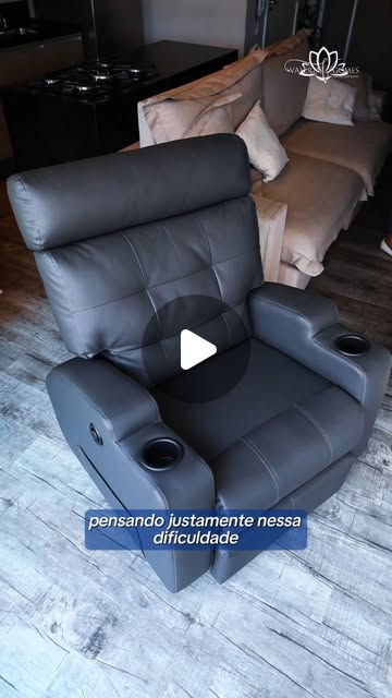 Poltrona utilizada em atendimento